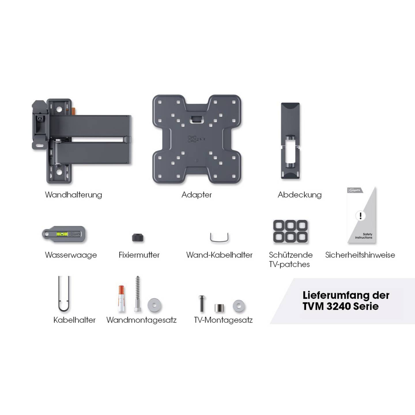 B-Ware Vogels Tvm 3245 Tv Wandhalterung Tv Halterung Fernseher 48 3 109 2 Cm Schwenkbar - 8712285347689