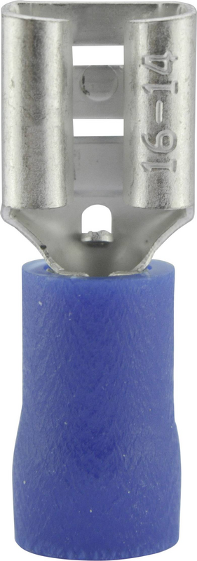 B-Ware Vogt Verbindungstechnik 3906 S 1 6.3 Mm 0.8 Mm 180 ° Teilisoliert 500 Stück - 2050000237409