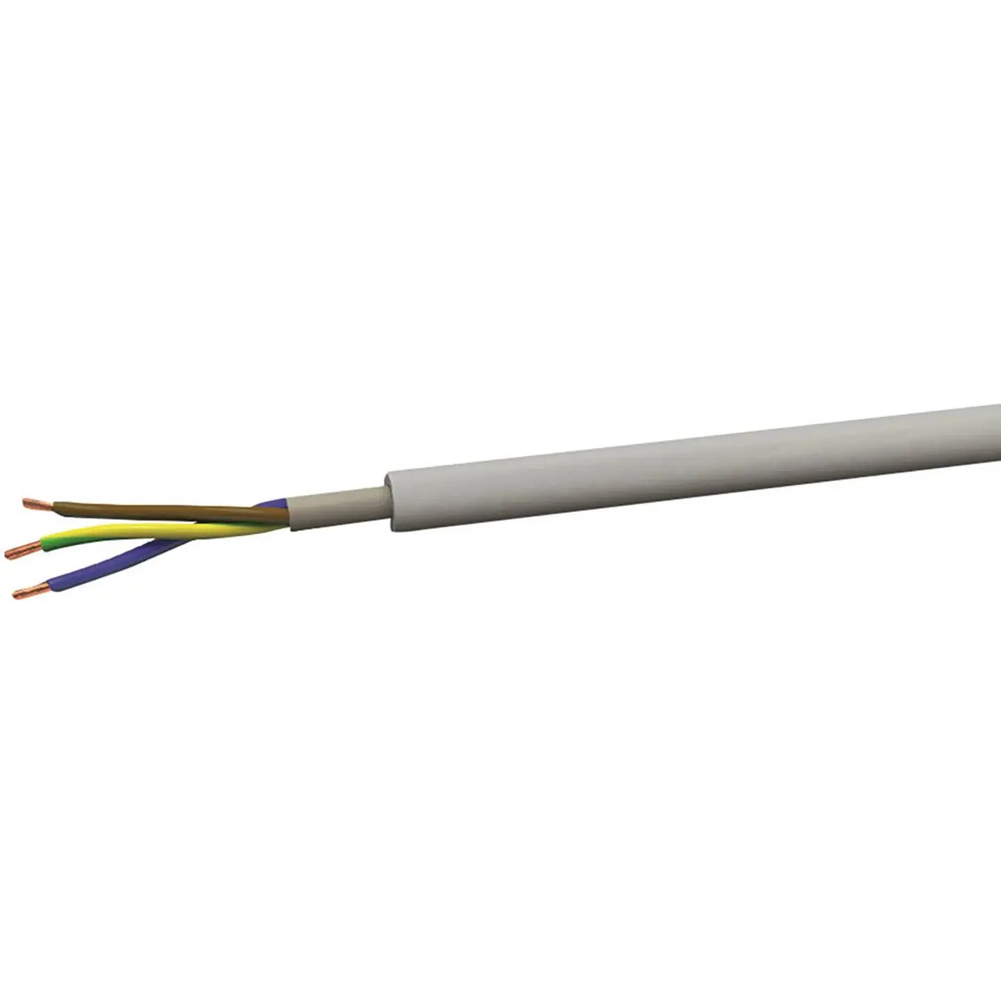 B-Ware Voka Kabelwerk Installationsleitung Stromkabel Nym J 5 X 1.5 Mm² Lichtgrau 100 M - 4046758923891