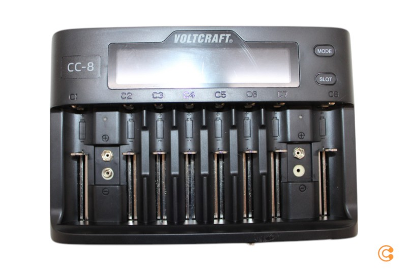 Voltcraft Cc 8 Rundzellen Ladegerät Li Ion Li Fe Po Ni Mh Ni Cd A Siehe Text/Foto C-Ware - 4053199993451