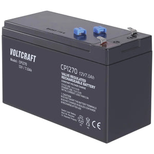 B-Ware Voltcraft Bleiakku Batterie 12 V 7 Ah Wartungsfrei Vlies Technik Alarmanlagen