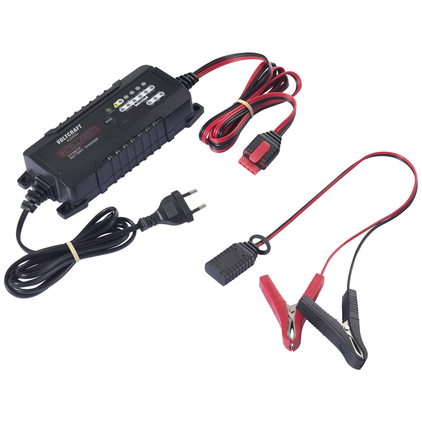 B-Ware Voltcraft Automatikladegerät Batterielader Ladegerät 6 V 12 V 6 A Bleisäure Akku - 4064161325415