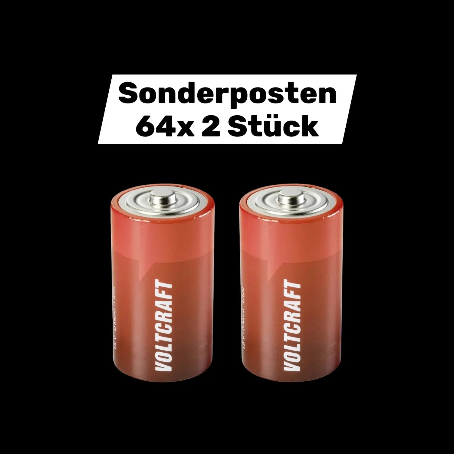 B-Ware Voltcraft Lr20 Batterie Zelle D Mono Alkali Mangan 18000 M Ah 1.5 V 64 Sets - 4064161221083