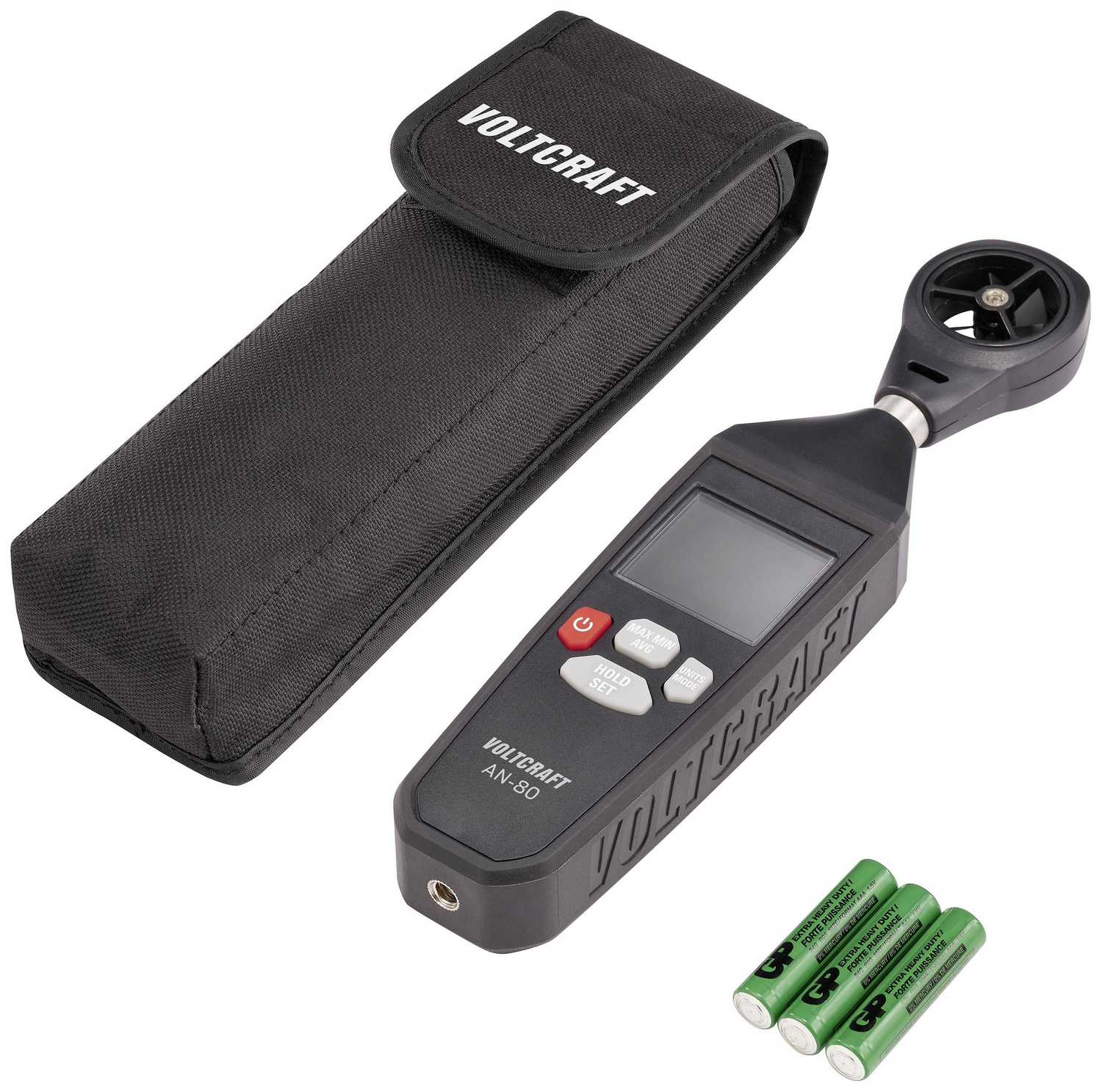 B-Ware Voltcraft An 80 Anemometer 0.3 Bis 30 M/S Umwelt Messgeräte Messgerät Gerät - 4064161229485