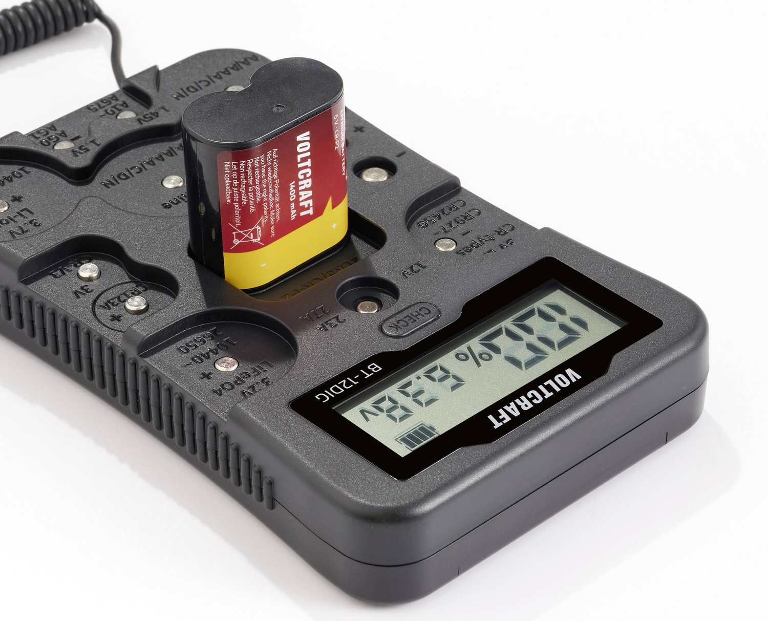 B-Ware Voltcraft Batterietester Bt 12 Dig Messbereich Messgerät Siehe Text/Foto - 4064161259307