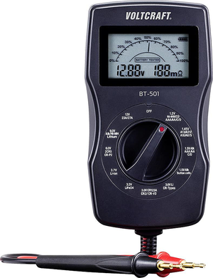 B-Ware Voltcraft Batterietester Bt 501 Akkutester Batterie Prüfer Batteriestandsanzeige