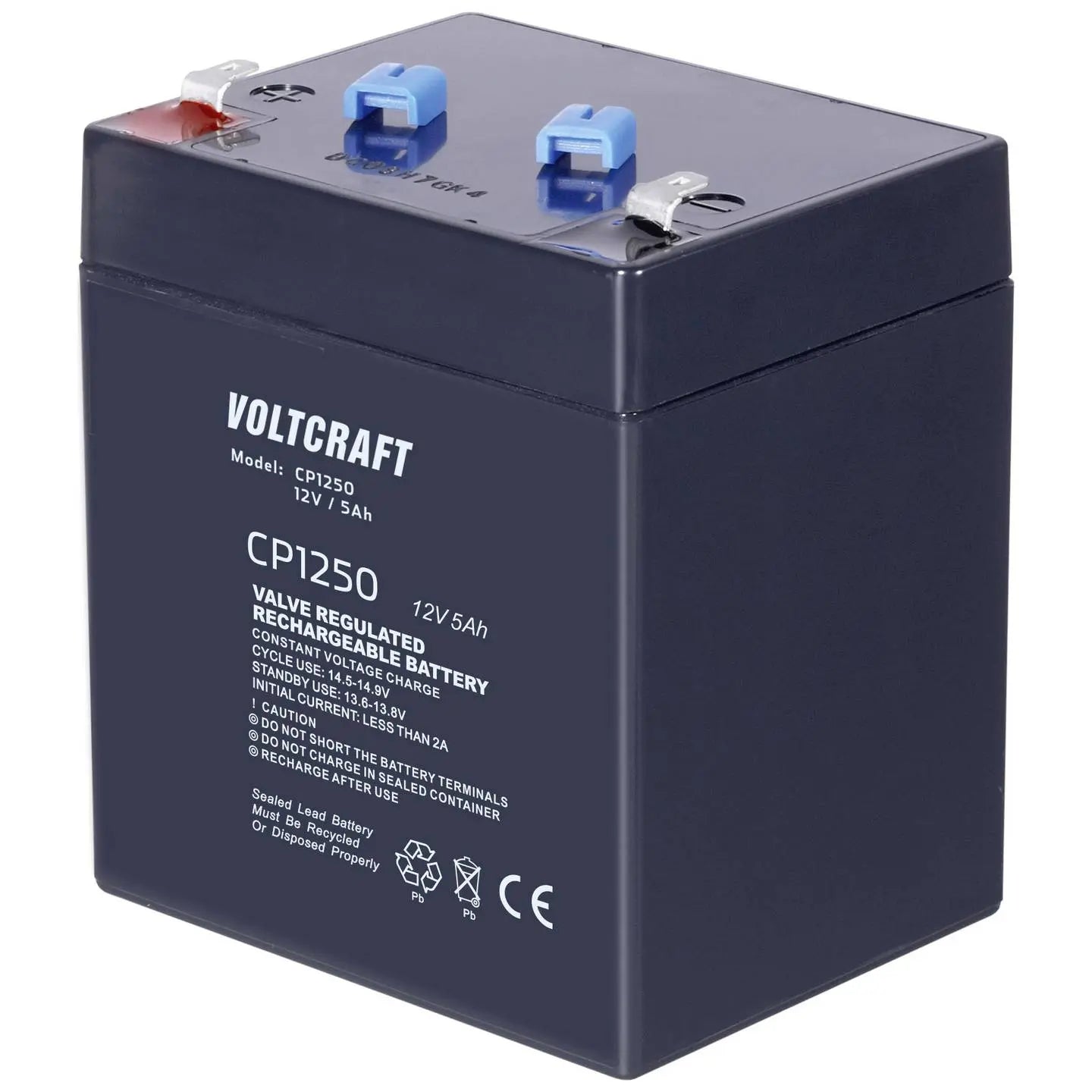 B-Ware Voltcraft Bleiakku Batterie 12 V 5 Ah Wartungsfrei Lageunabhängig Wiederaufladbar - 4064161214146