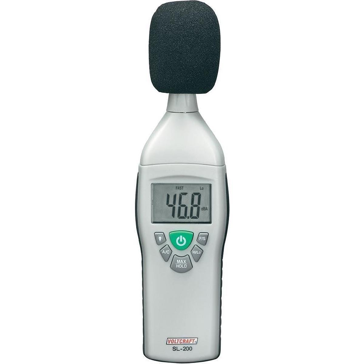 Voltcraft Sl 200 Schallpegelmessgerät Digital 30 130 D B 31.5 8 K Hz Defektware D-Ware - 4016138519730