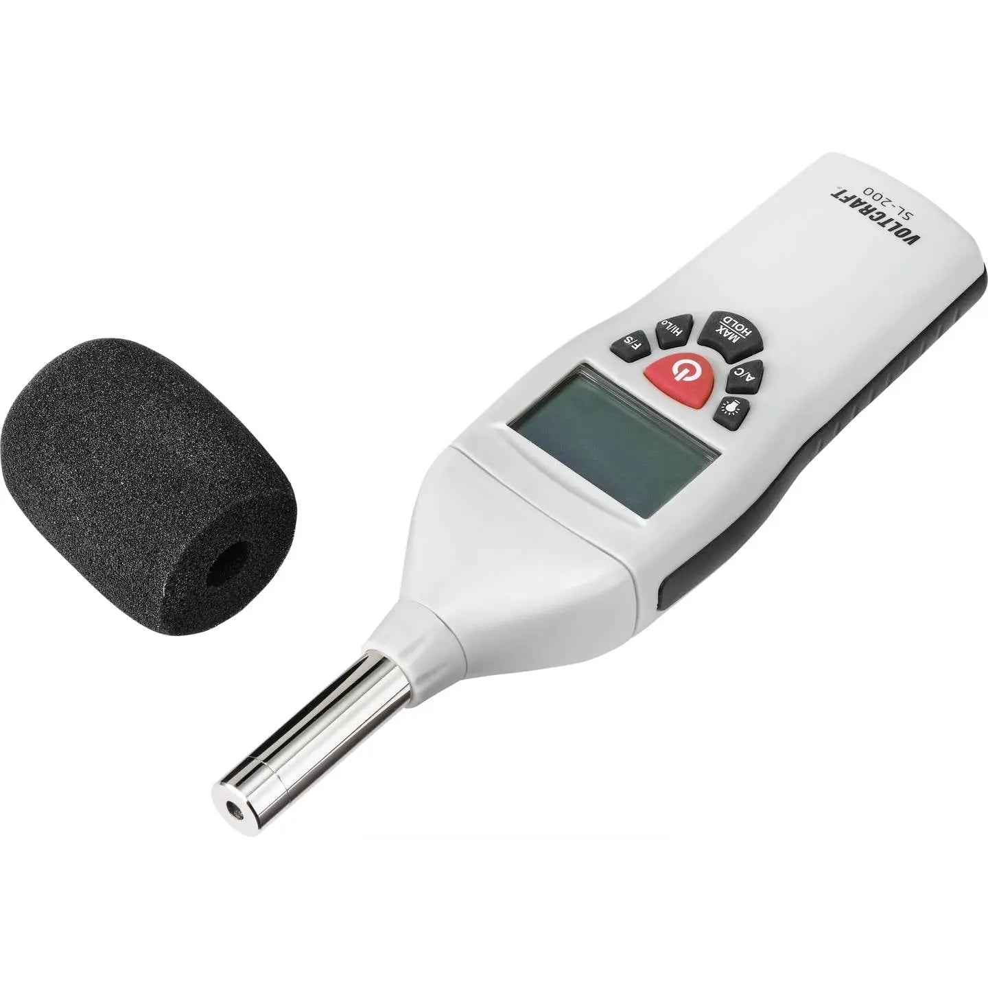 B-Ware Voltcraft Sl 200 Schallpegelmessgerät Digital 30 130 D B 31.5 8 K Hz Windschutz92