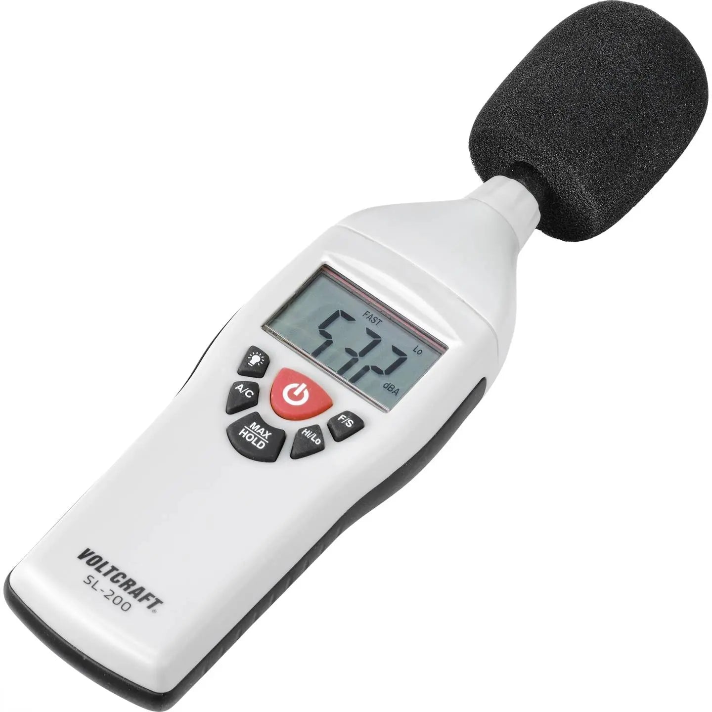 B-Ware Voltcraft Sl 200 Schallpegelmessgerät Digital 30 130 D B 31.5 8 K Hz Windschutz92