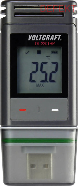 D-Ware Voltcraft Dl 220 Thp Multifunktioneller Datenlogger  30 Bis +60 °C Pdf Defektware