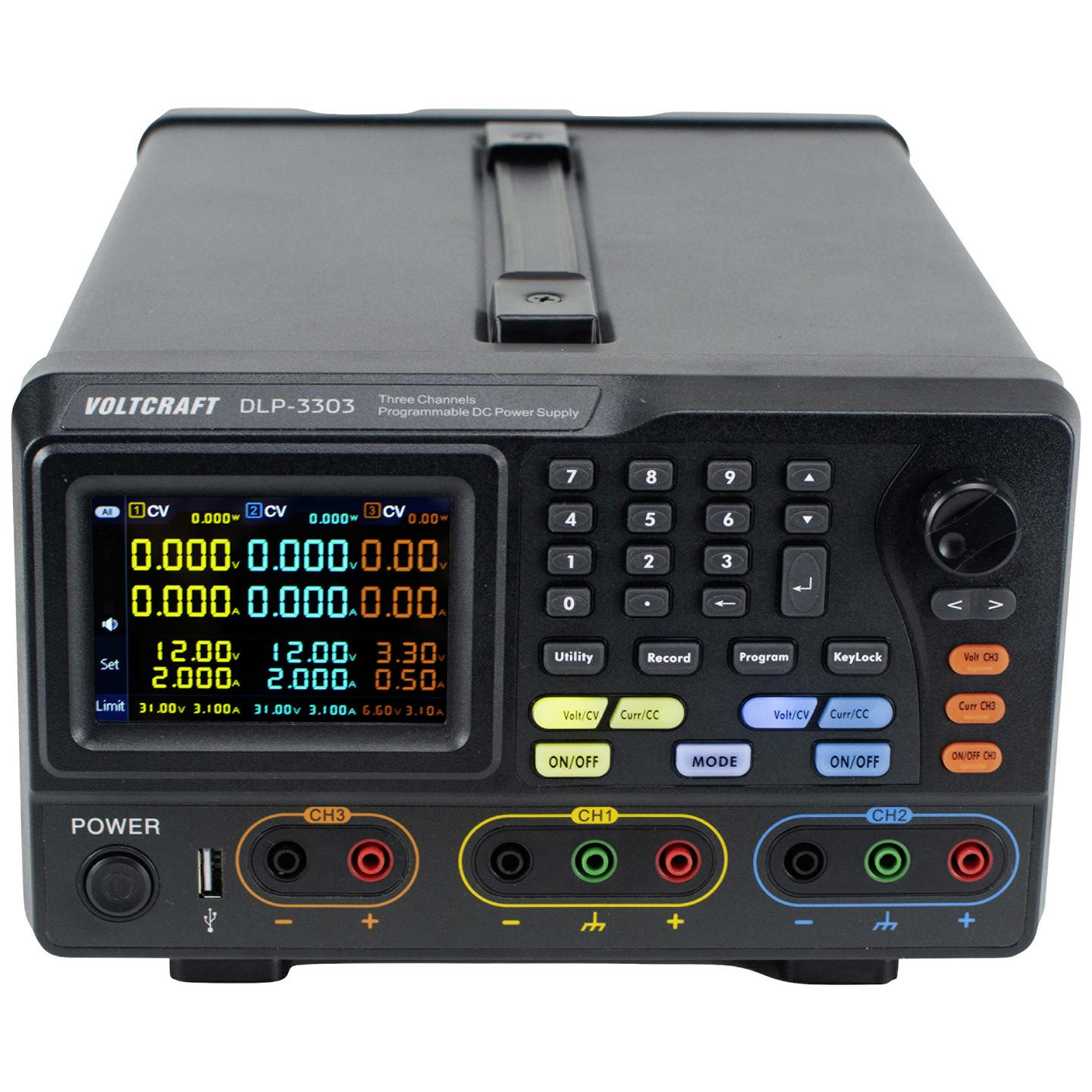 B-Ware Voltcraft Dlp 3303 Labornetzgerät Einstellbar Labornetzteil Netzgeräte Netzteil - 4064161230382