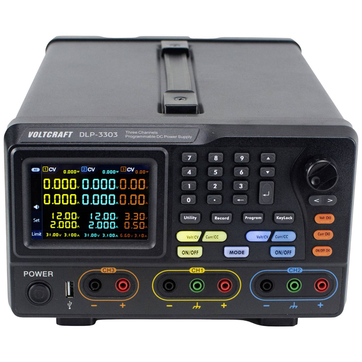VOLTCRAFT DLP-3303 Labornetzgerät einstellbar Labornetzteil Netzgeräte Netzteil - 4064161230382