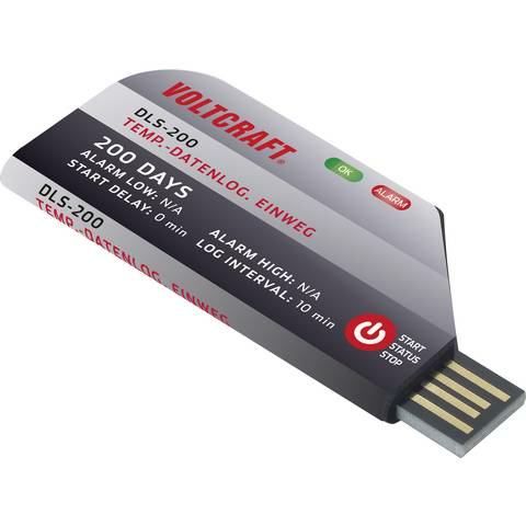 B-Ware Voltcraft Dls 200 Temperatur Datenlogger Logger Messgröße  30 Bis 70 °C 2 Stück - 4064161158211