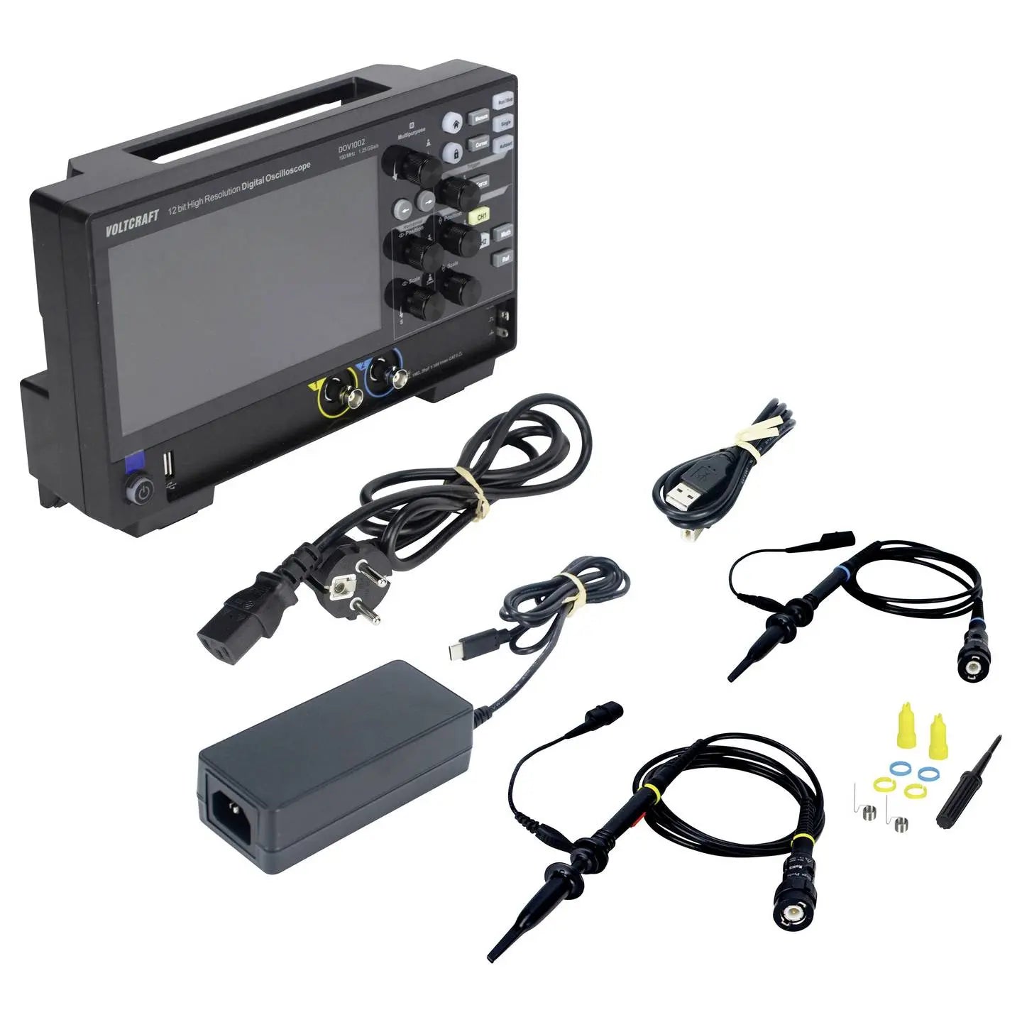 B-Ware Voltcraft Digital Oszilloskop Speicheroszilloskop Dov1002 Lcd Touch 2 Kanal - 4064161397139