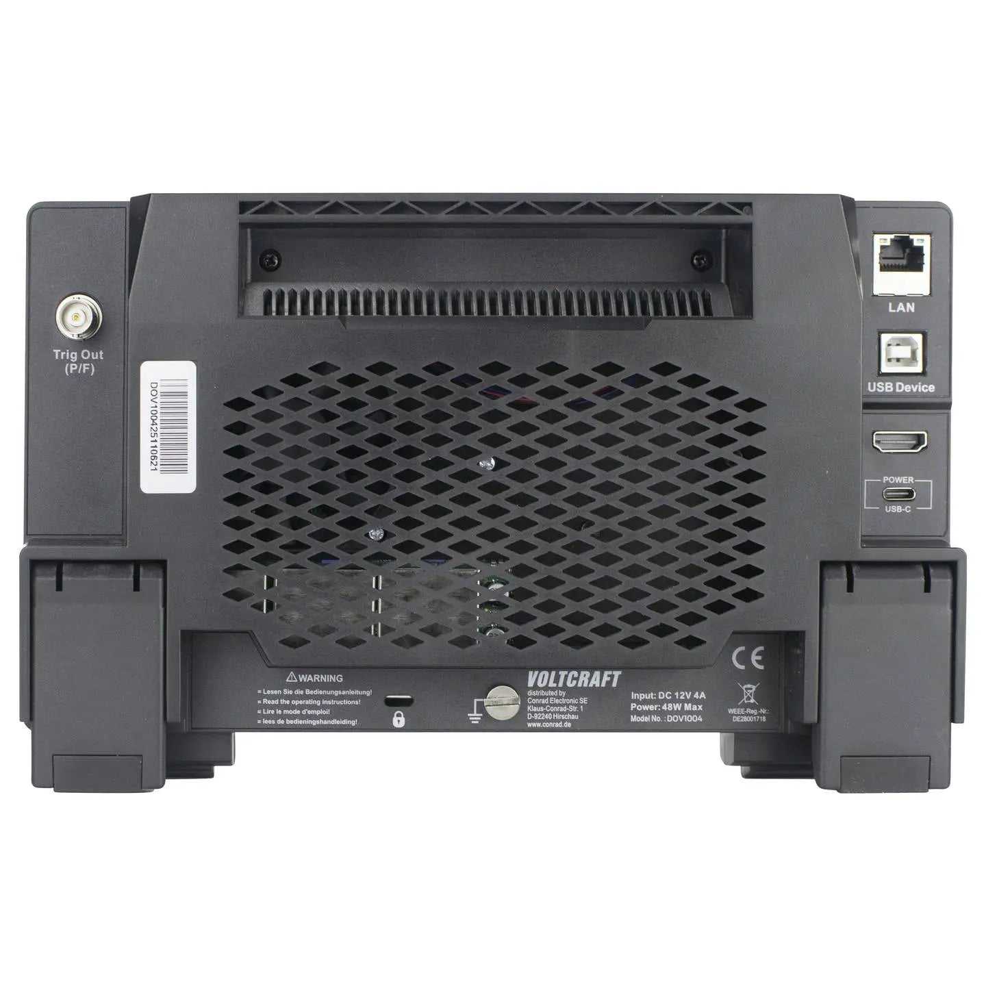 B-Ware Voltcraft Dov1004 Digital Oszilloskop 100 M Hz 4 Kanal 1.25 G Sa/S 50 Mpts 12 Bit  - 4064161397146