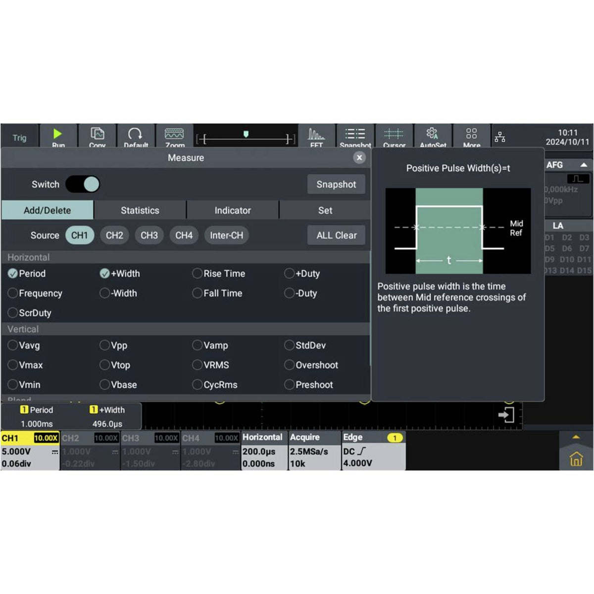 VOLTCRAFT Oszilloskop Digital Messgerät DOV2504F Logic Analyzer 250 MHz 4-Ka778 - 4064161397207