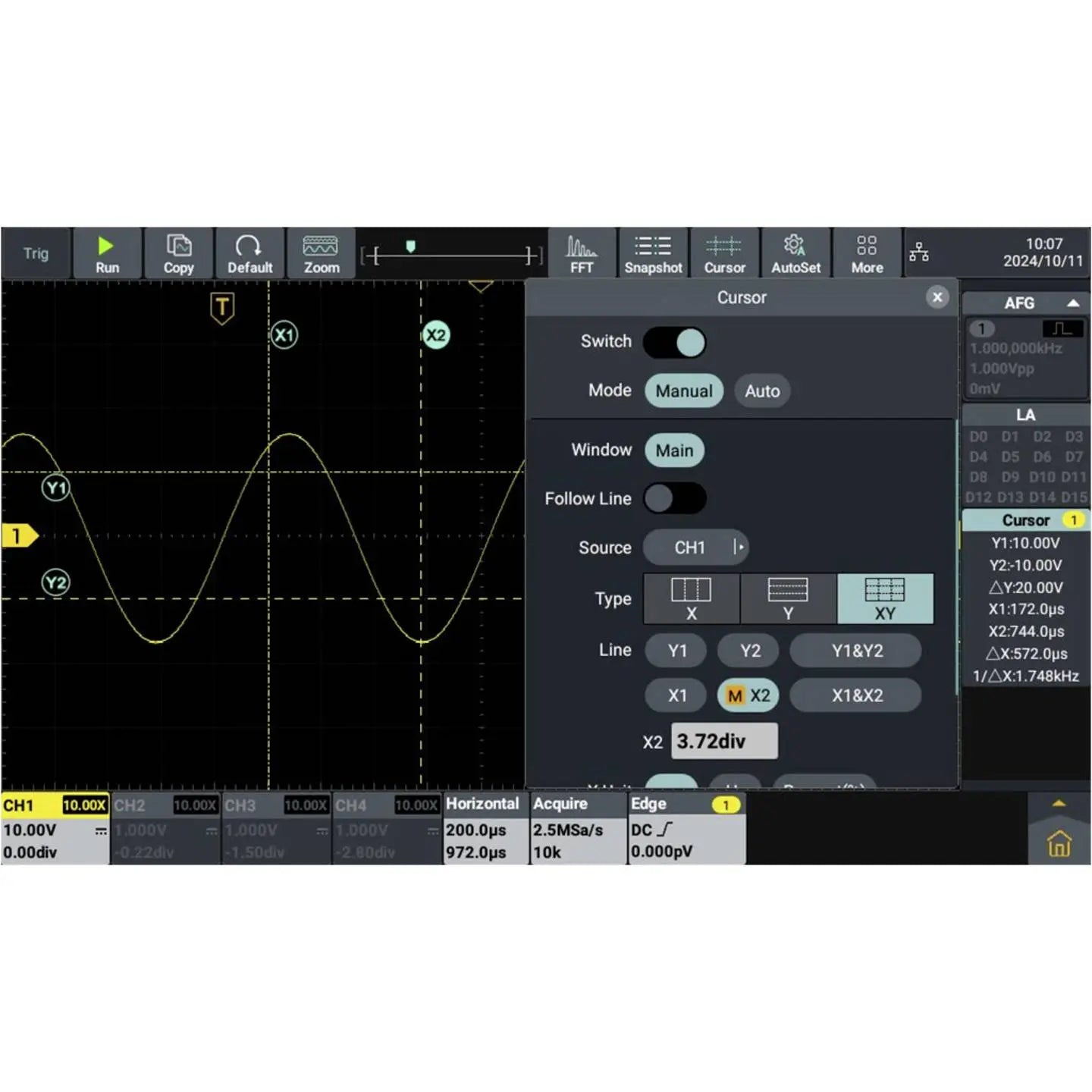 B-Ware Voltcraft Oszilloskop Digital Messgerät Dov2504 F Logic Analyzer 250 M Hz 4 Ka778 - 4064161397207