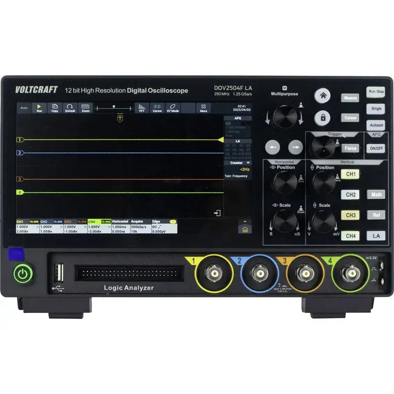 B-Ware Voltcraft Oszilloskop Digital Messgerät Dov2504 F Logic Analyzer 250 M Hz 4 Ka778 - 4064161397207