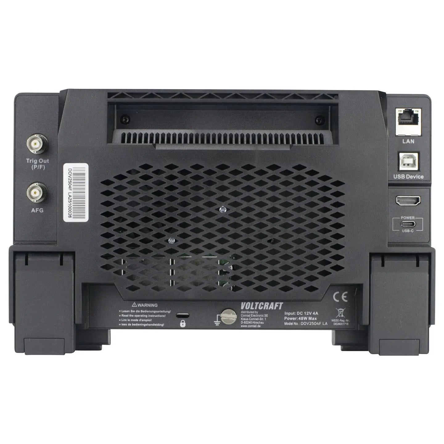 B-Ware Voltcraft Oszilloskop Digital Messgerät Dov2504 F Logic Analyzer 250 M Hz 4 Ka778 - 4064161397207