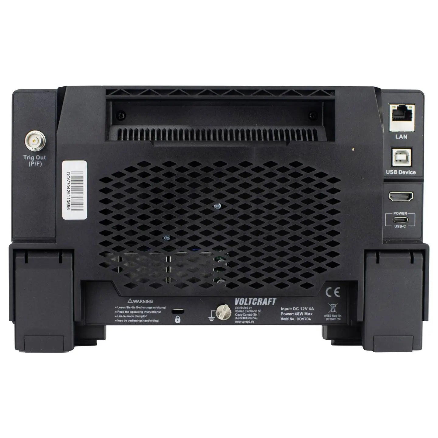 B-Ware Voltcraft Oszilloskop Messgerät Digital Oszil Dov704 Lcd Touchscreen 4 Kanäle - 4064161397122