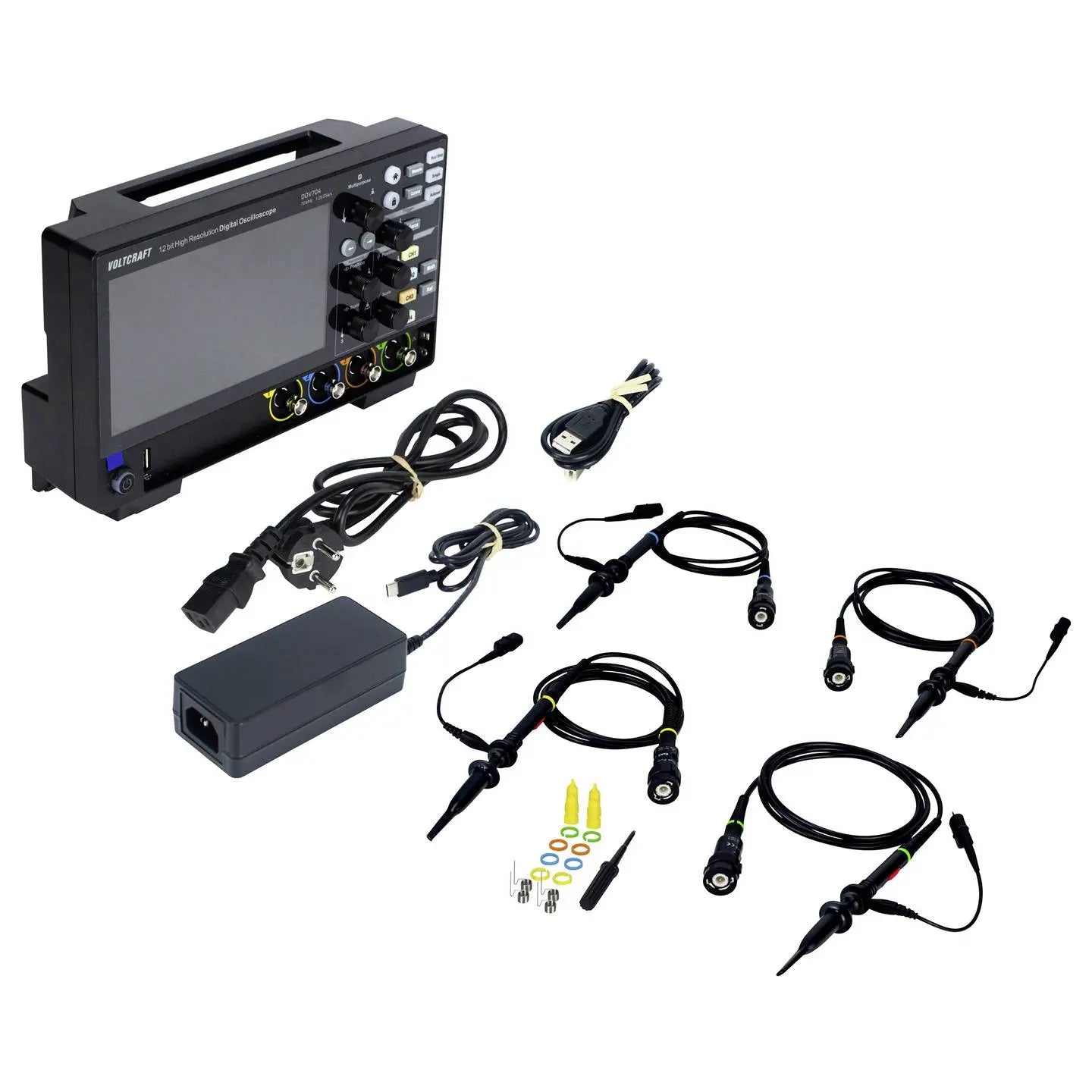 B-Ware Voltcraft Oszilloskop Messgerät Digital Oszil Dov704 Lcd Touchscreen 4 Kanäle - 4064161397122