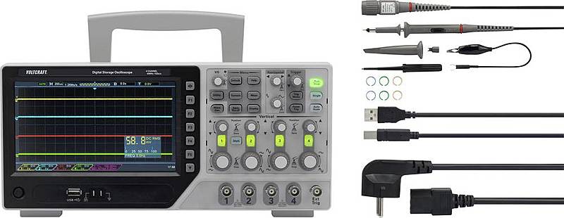 B-Ware Voltcraft Dso 1084 E Digital Oszilloskop 80 M Hz 4 Kanal 1 G Sa/S 64 Kpts 8 Bit Dig - 4016139316758