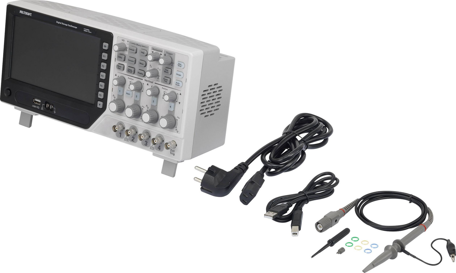 B-Ware Voltcraft Dso 1204 E Digital Oszilloskop 200 M Hz 4 Kanal  64 Kpts 8 Bit Messgerät - 4016139316819