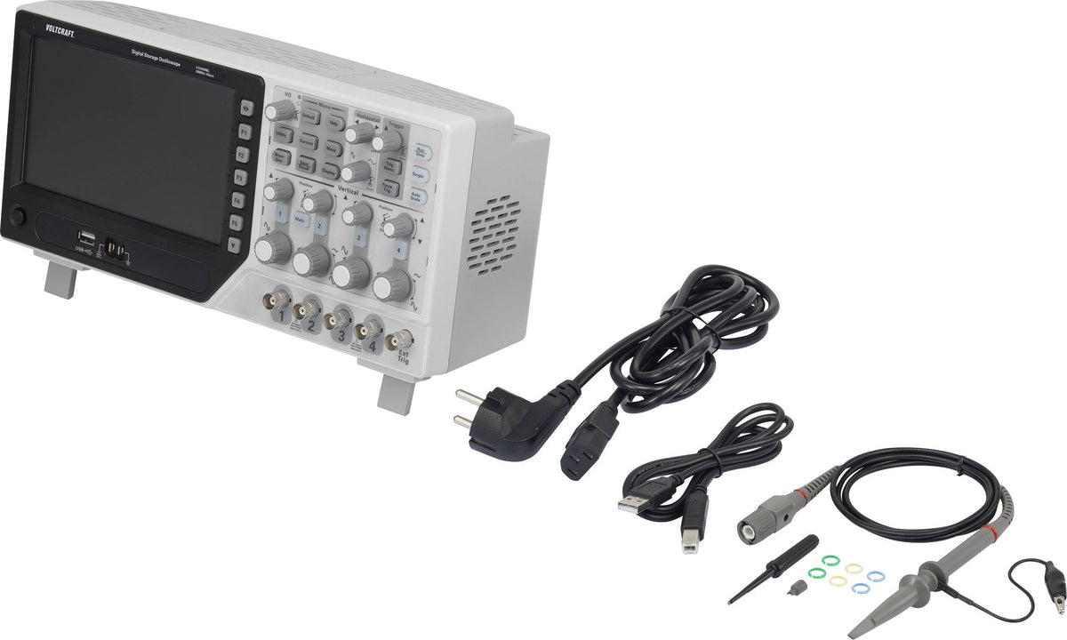 Voltcraft DSO-1204E Digital-Oszilloskop 200 MHz 4-Kanal  64 kpts 8 Bit Messgerät - 4016139316819
