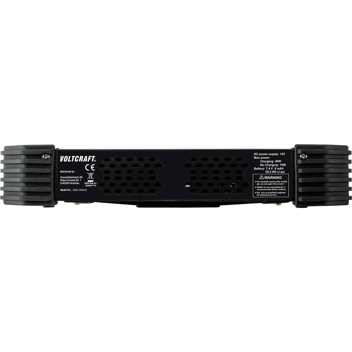 VOLTCRAFT Hand-Oszilloskop 100 MHz 4-Kanal 1 GSa/s 40Mpts 14Bit SIEHE TEXT/FOTO - 4064161075242