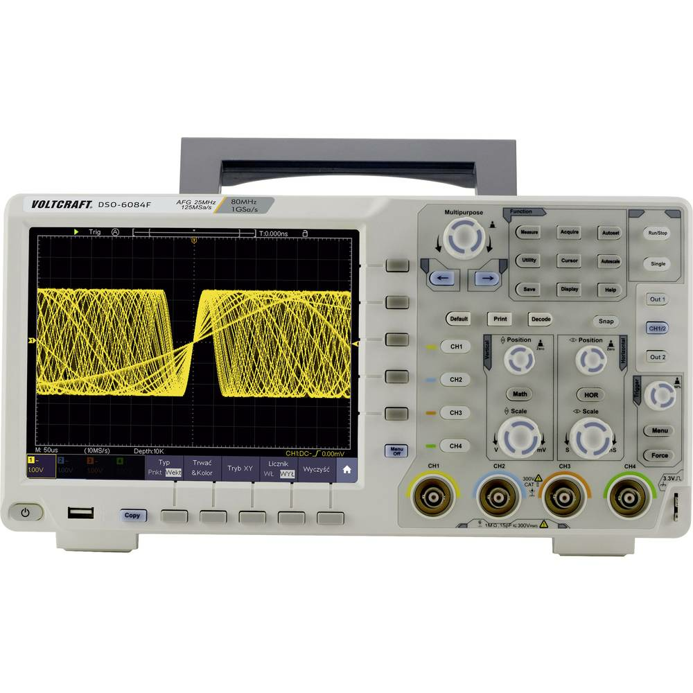 B-Ware Voltcraft Dso 6084 F Digital Oszilloskop Funktionsgerät Elektrogerät Elektronik  - 4053199535583