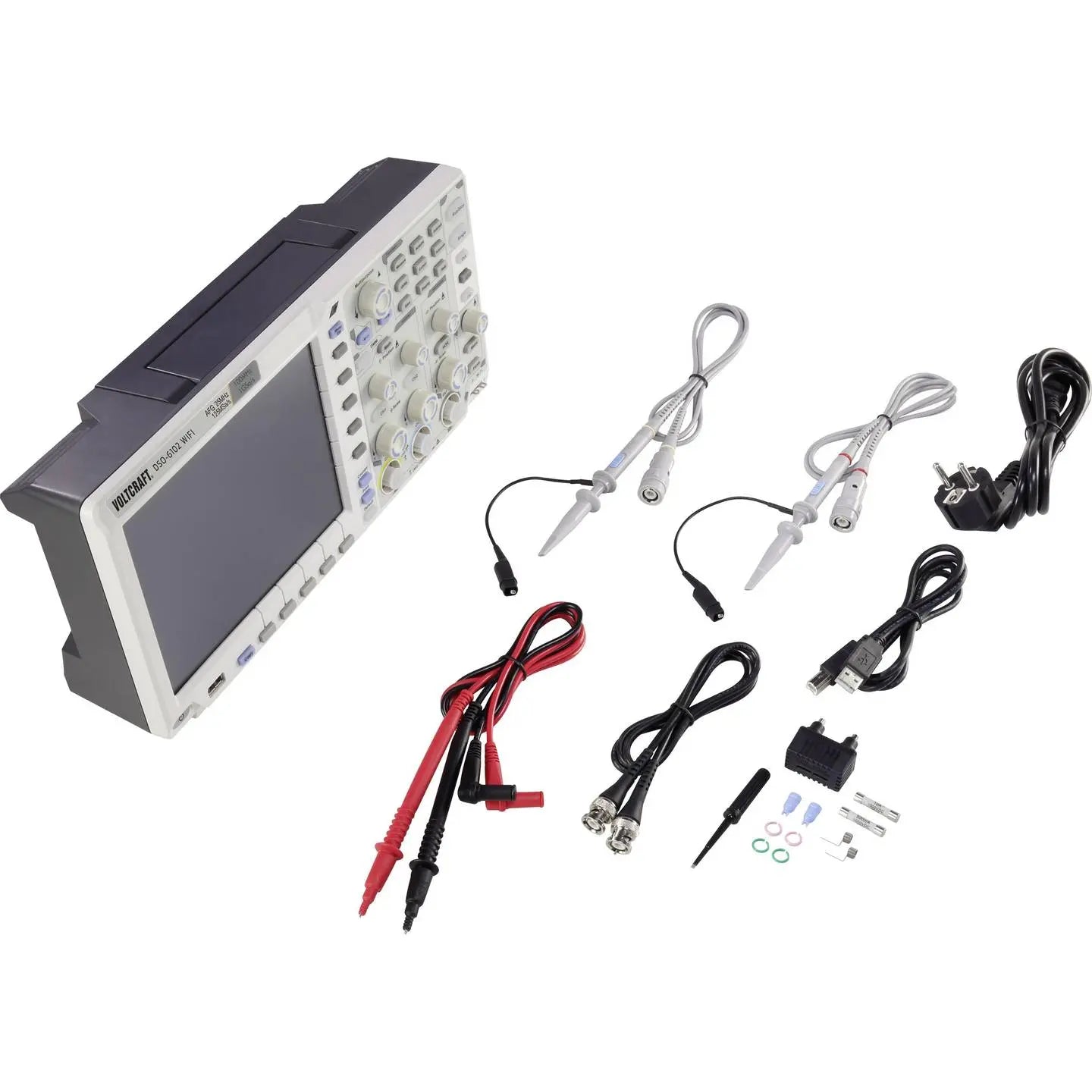 B-Ware Voltcraft Digital Oszilloskop Dso 6102 Wifi 100 M Hz 2 Kanal Funktionsgenerator