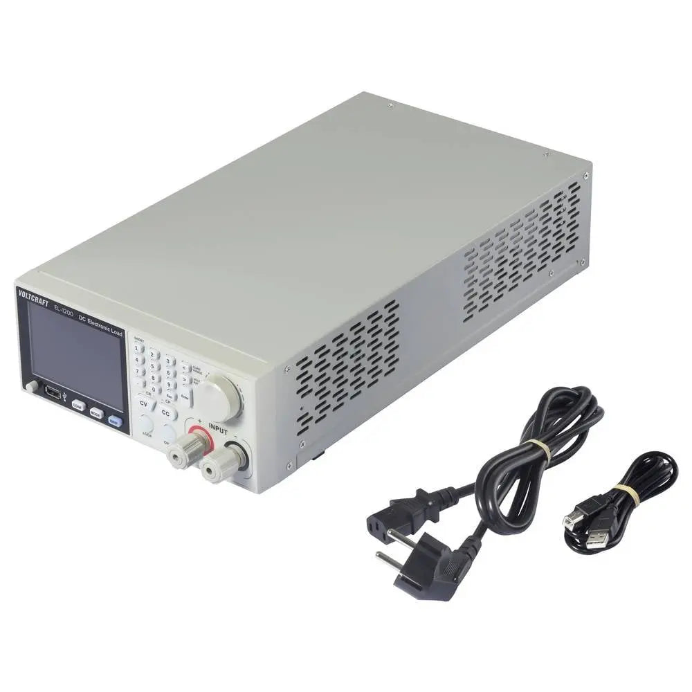 B-Ware Voltcraft Elektronische Last Prüfgerät Stromsenke El1200 Usb Rs232 Netzkabel - 4064161397931