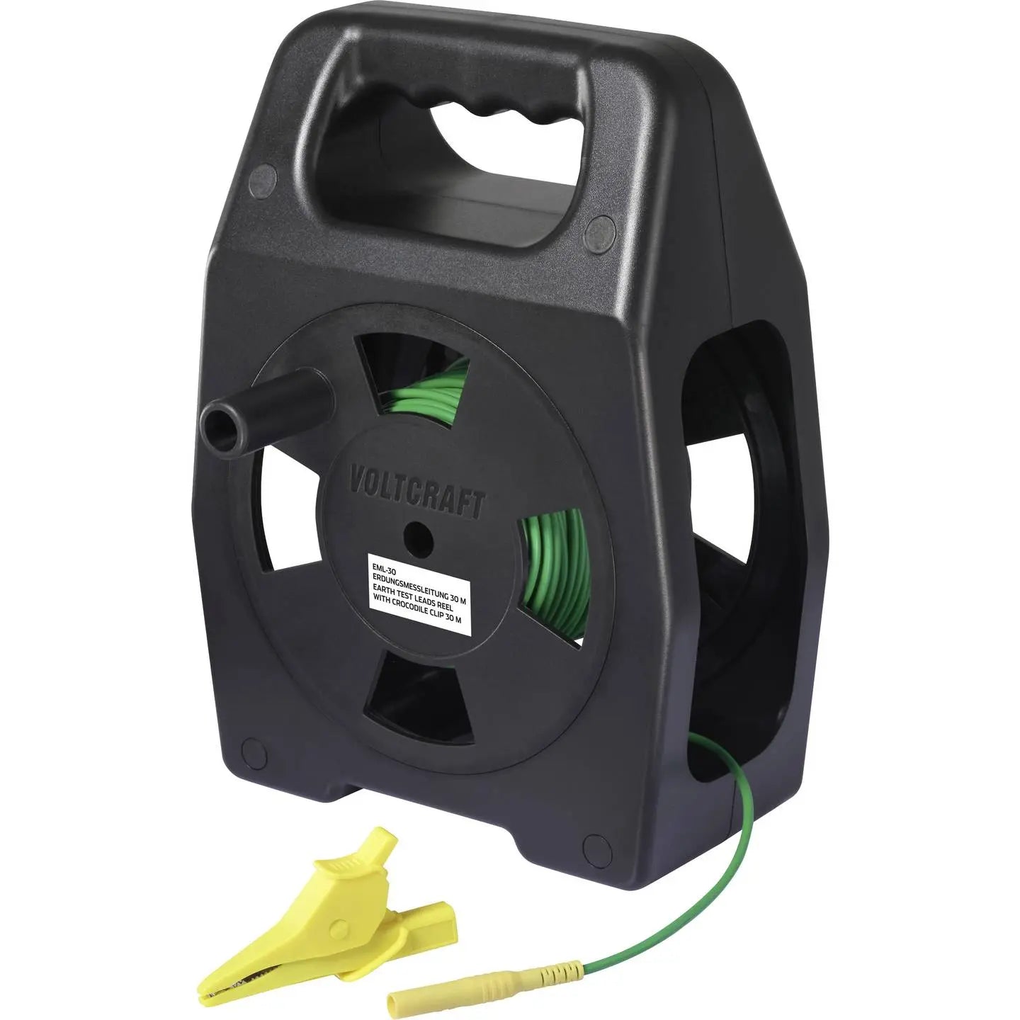 B-Ware Voltcraft Erdungsmessleitung Massekabel Eml 30 Grün Spindel Krokodilklemme - 4064161490977