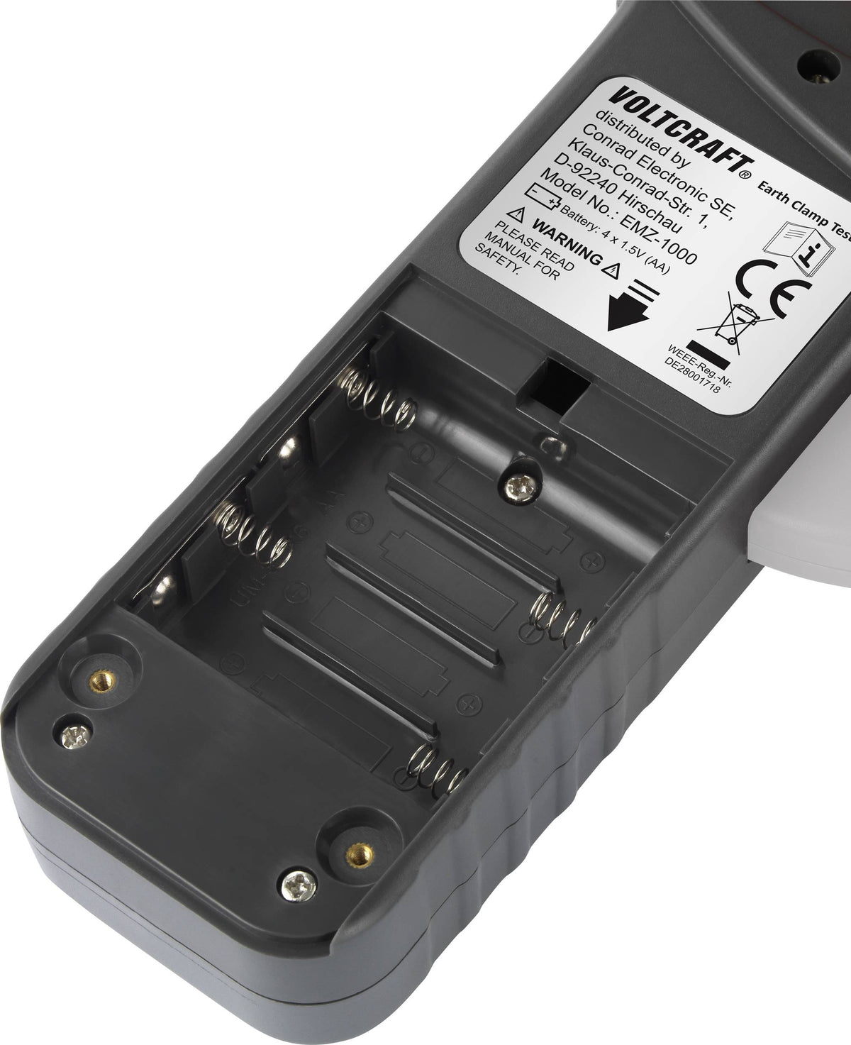 VOLTCRAFT EMZ-1000 Erdungsmessgerät 0.01 - 1200 Ω Messgerät Widerstandsmessge492 - 4064161168098