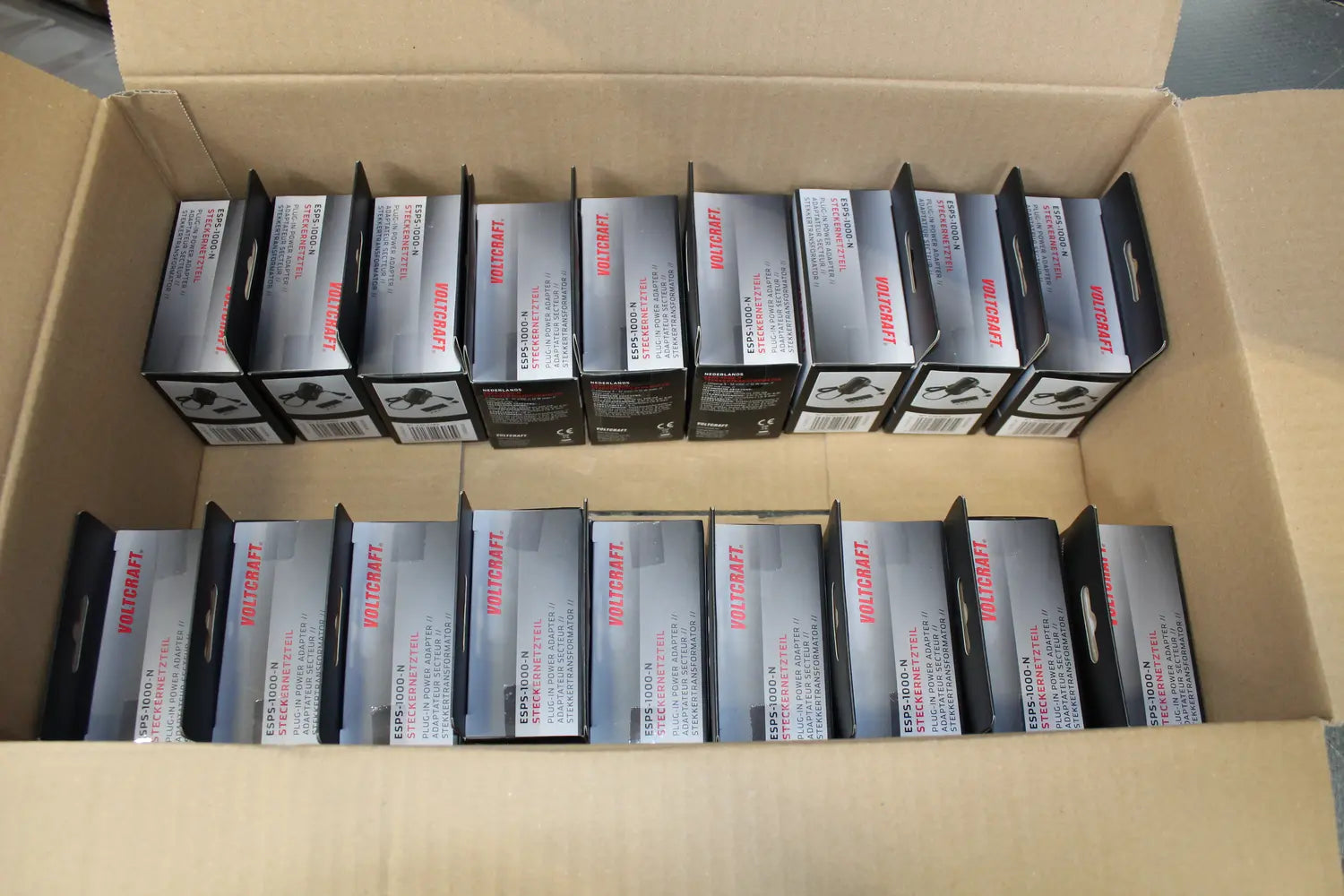 B-Ware Voltcraft Esps 1000 N Steckernetzteil Netzteil Netzadapter Einstellbar 18 Stück - 4064161069609