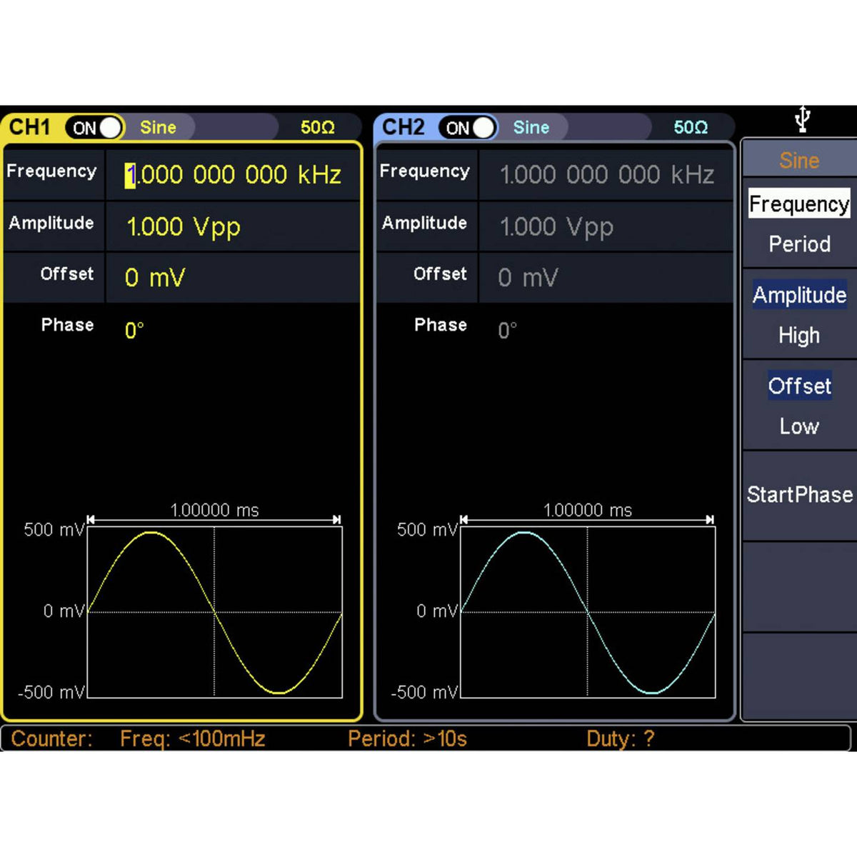 VOLTCRAFT Funktionsgenerator Signalgenerator FG32502T netzbetrieben DDS 2-Kanal - 4053199951093