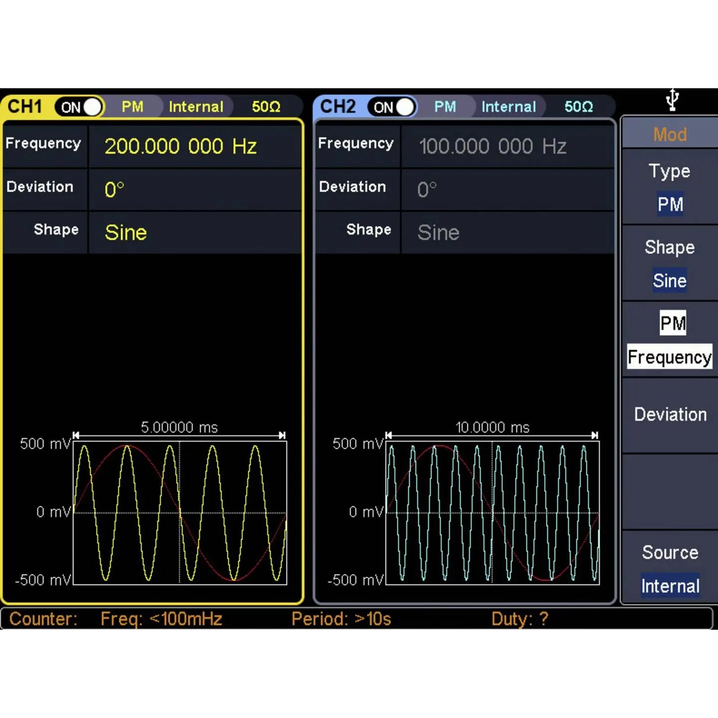 B-Ware Voltcraft Funktionsgenerator Signalgenerator Fg32502 T Netzbetrieben Dds 2 Kanal - 4053199951093