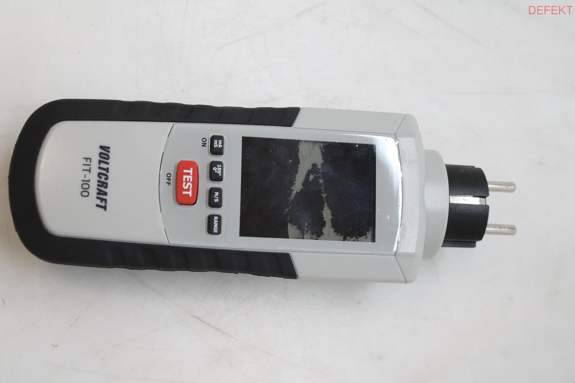 D-Ware Voltcraft Fit 100 Installationstester Vde Prüfgerät Steckdosentester Defektware - 4064161195117