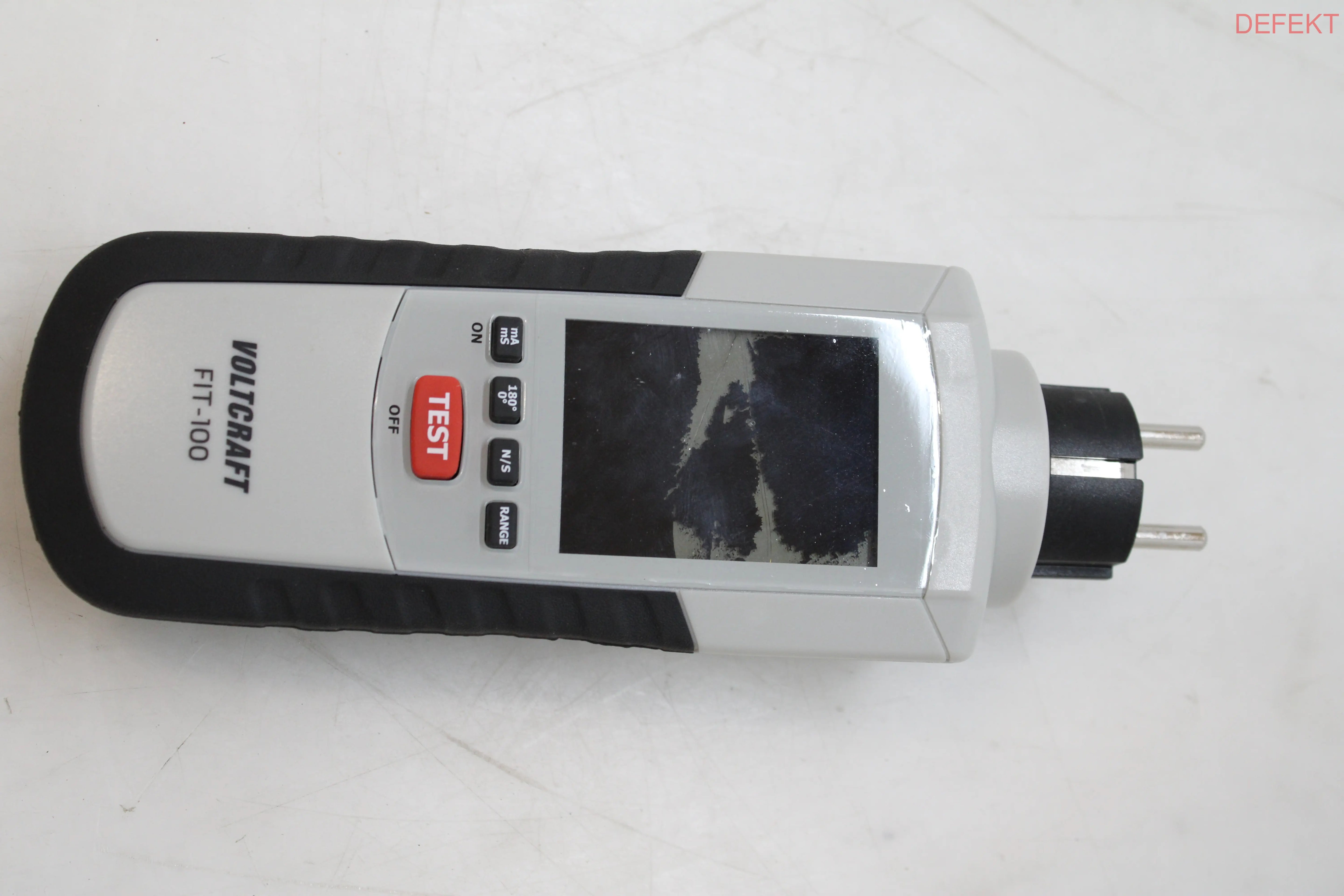 D-Ware Voltcraft Fit 100 Installationstester Vde Prüfgerät Steckdosentester Defektware - 4064161195117