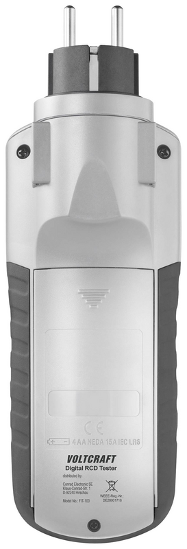 B-Ware Voltcraft Fit 100 Installationstester Vde Prüfgerät Steckdosentester Messgerät