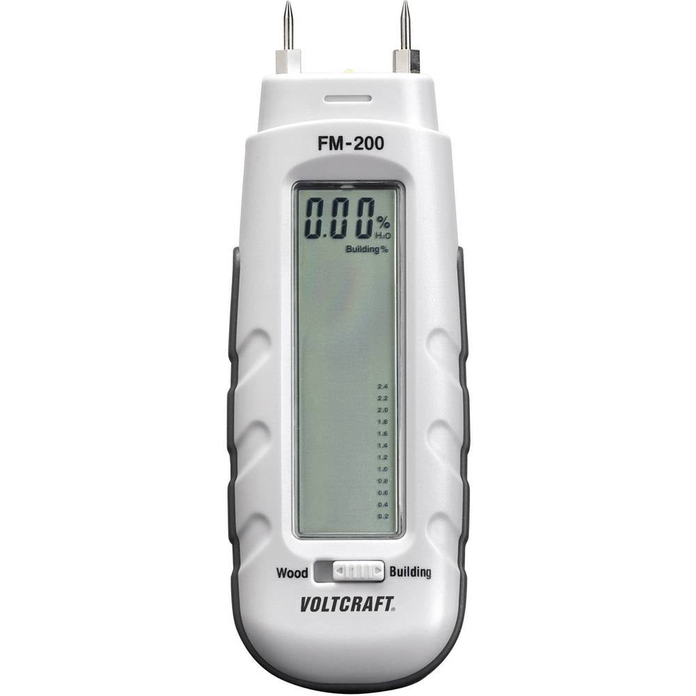 Voltcraft FM-200 Materialfeuchtemessgerät Messbereich Baufeuchtigkeit 0.2 bis 2% - 4016138520026