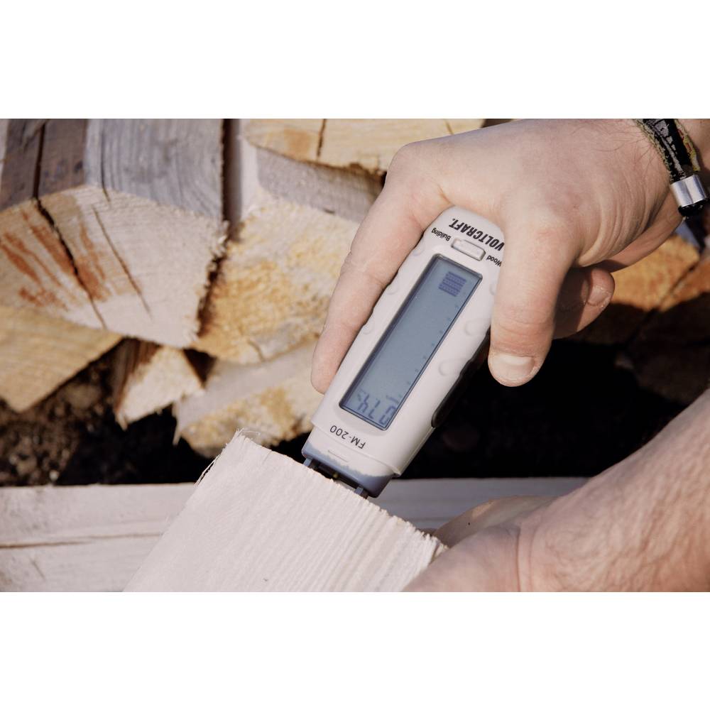 Voltcraft FM-200 Materialfeuchtemessgerät Messbereich Baufeuchtigkeit 0.2 bis 2% - 4016138520026