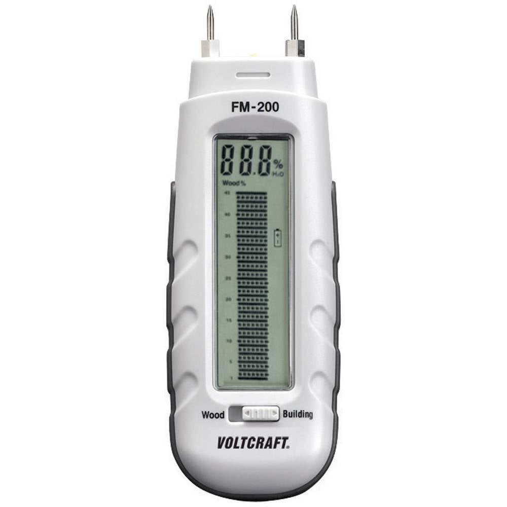 Voltcraft FM-200 Materialfeuchtemessgerät Messbereich Baufeuchtigkeit 0.2 bis 2% - 4016138520026