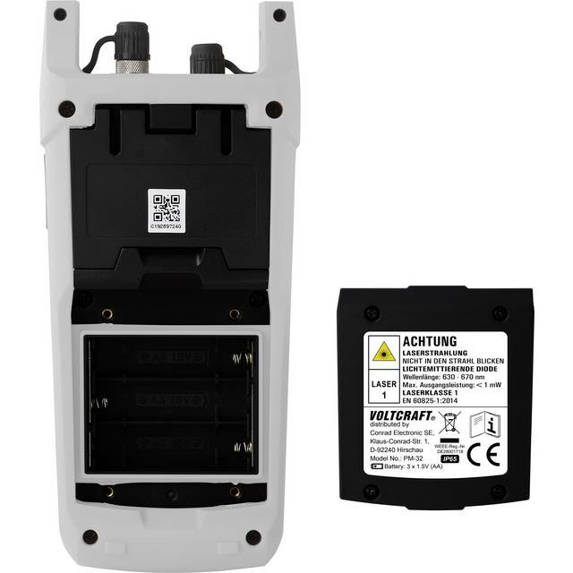 Voltcraft Glasfaserprüfgerät Pm 32 Kabelprüfgerät Messgerät Kabel Prüfgerät Aa B-Ware - 4064161148267