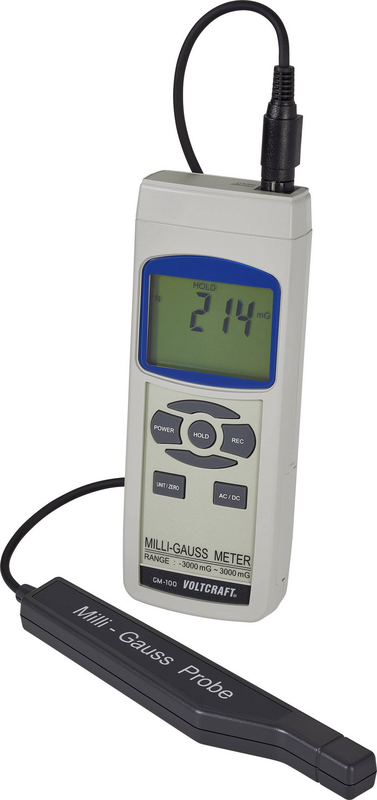 Voltcraft Gm 100 Magnetfeld Analysegerät Nord /Südpol Indikator Ac/Dc Sensor B-Ware - 4016138526035