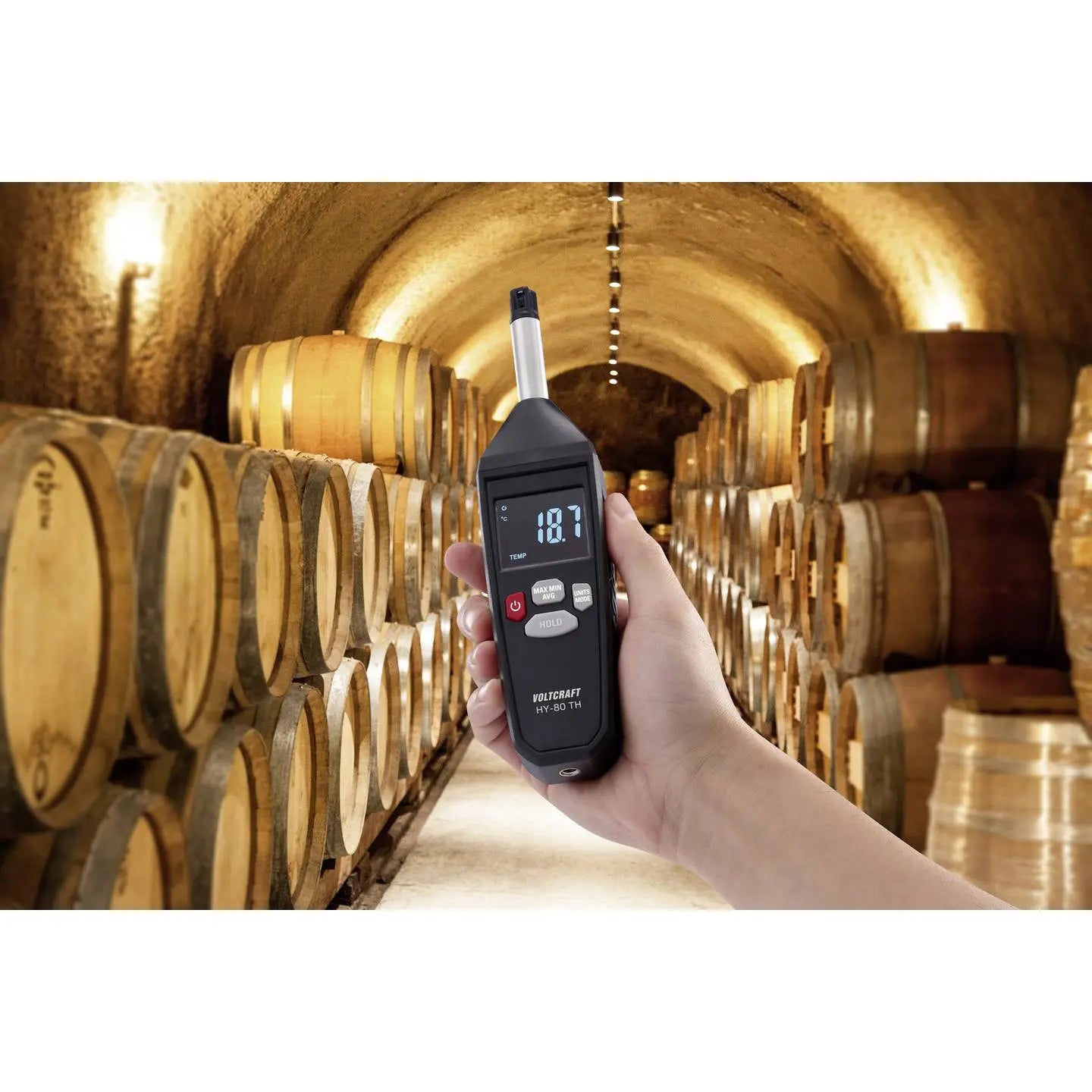 B-Ware Voltcraft Luftfeuchtemessgerät Hygrometer Hy 80 Th Temperaturmessgerät Digital - 4064161229461