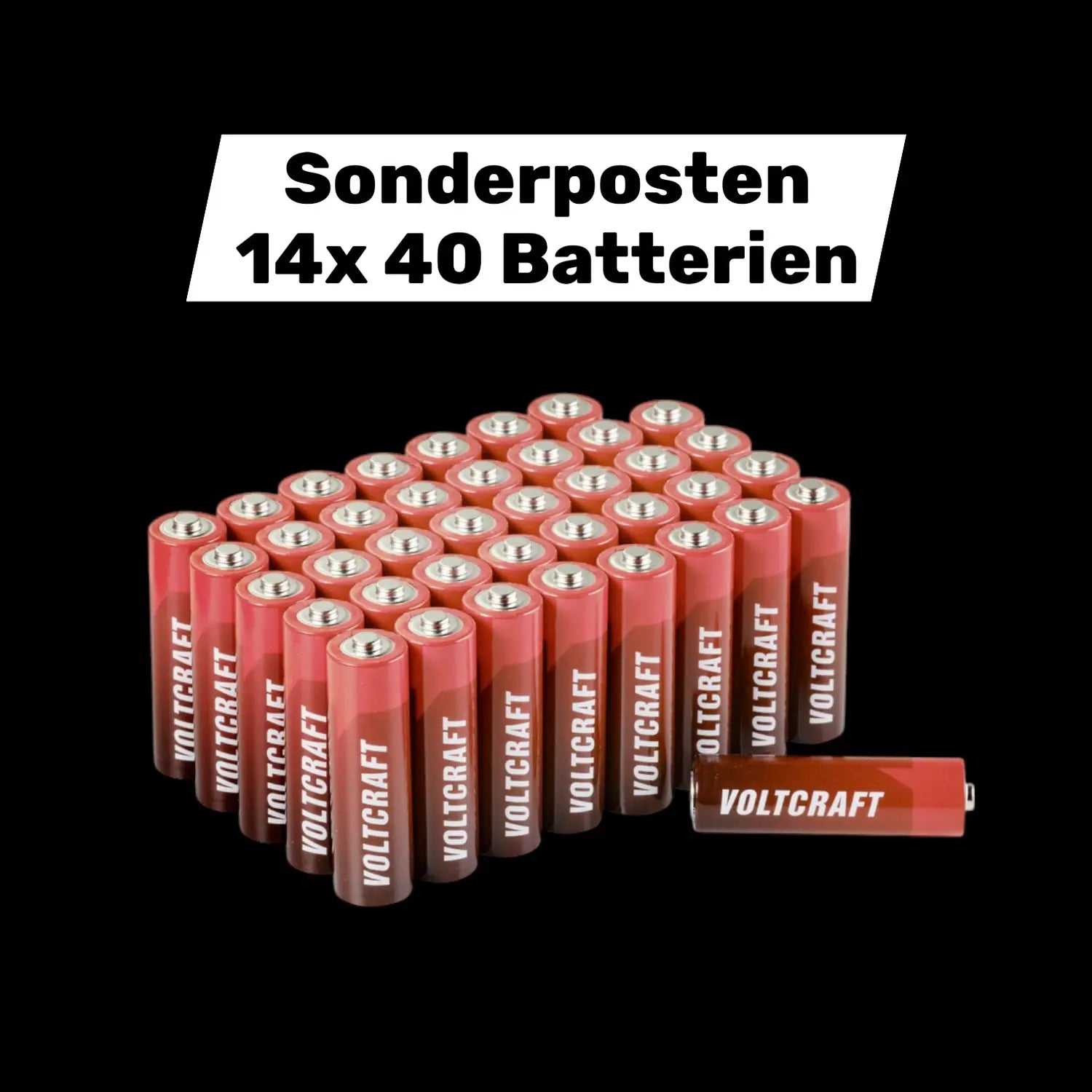 B-Ware Voltcraft Industrial Lr06 Mignon Aa Batterie 40x Alkali Mangan Batterien 14 Sets - 4064161183534