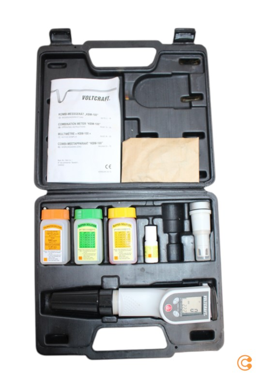Voltcraft Kbm 100 Kombi Messgerät P H Wert Orp Temperatur Leitfähigkeit Tds Pool B-Ware - 4016138928716