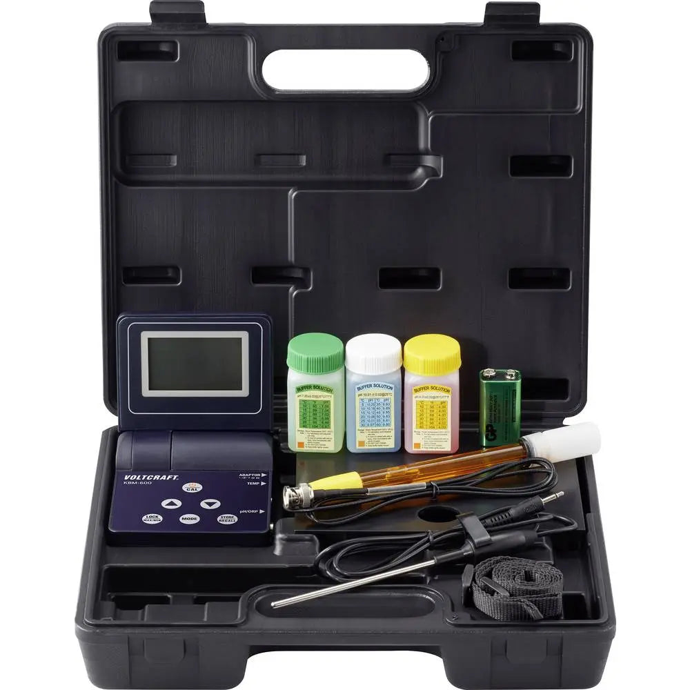 B-Ware Voltcraft Kombi Messgerät Kbm 600 P H Wert Redox Orp Temperatur Lcd Display  - 4053199571208